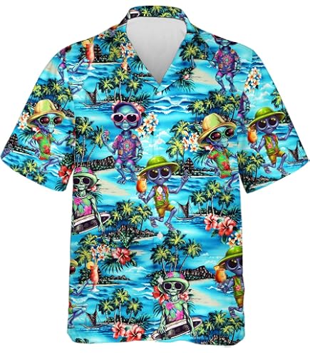 Amazon.com: Retro 80s Hawaiian Shirts for Men Women, Vintage